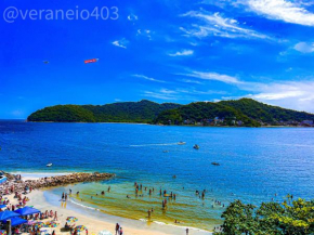 Apartamento frente mar c/ar P/ 6 hóspedes